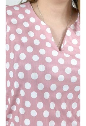 Camiseta Para Mujer Manga Corta Rosado Marca L&H