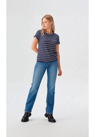 Camiseta Para Mujer Azul Marca L&H Ref. 1F409489 L&H