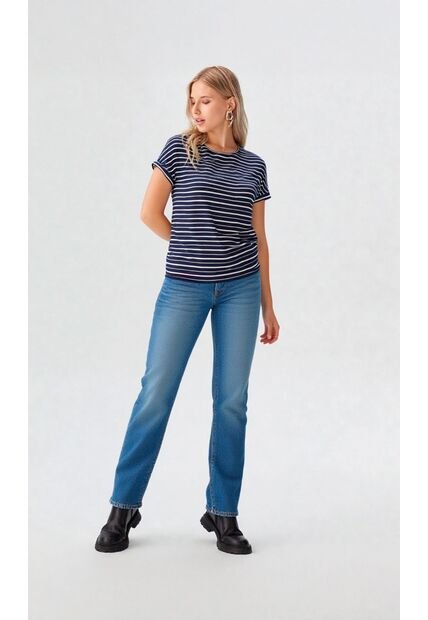 Camiseta Para Mujer Azul Marca L&H Ref. 1F409489