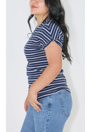 Camiseta Para Mujer Azul Marca L&H Ref. 1F409489