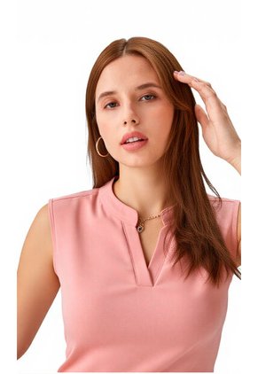Blusa Para Mujer Manga Sisa Rosado Marca L&H Ref. 5P412279