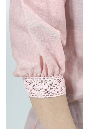 Blusa Para Mujer Manga 3/4 Rosado Marca L&H