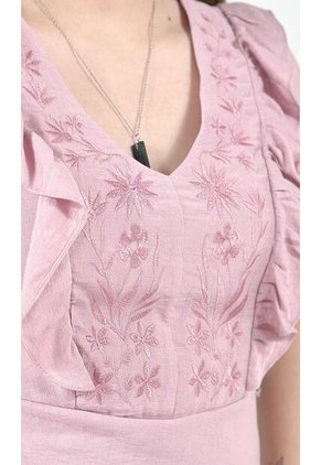 Blusa Para Mujer Manga Corta Rosado Marca L&H