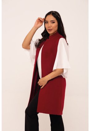 Chaleco Para Mujer Vino Marca L&H