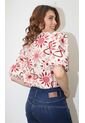 Blusa Para Mujer. Manga 3/4 Rosado Marca L&H de L&H