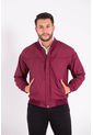 Chaqueta Impermeable Para Hombre Manga Larga Vino Marca L&H de L&H
