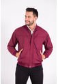 Chaqueta Impermeable Para Hombre Manga Larga Vino Marca L&H de L&H