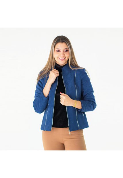 Chaqueta Para Mujer Azul Oscuro Marca L&H