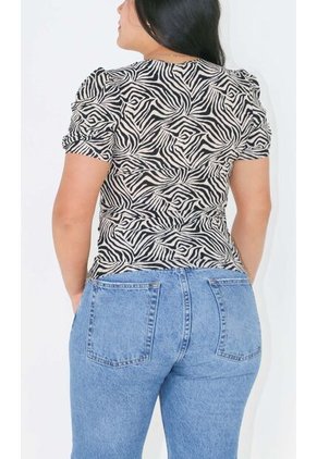 Camiseta Para Mujer Manga Corta Beige Marca L&H Ref. 1Y409020