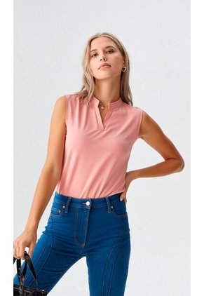 Blusa Para Mujer Manga Sisa Rosado Marca L&H Ref. 5P412279