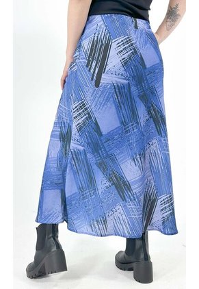 Falda Para Mujer Azul Marca L&H