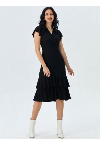 Vestido Para Mujer Negro Marca L&H L&H