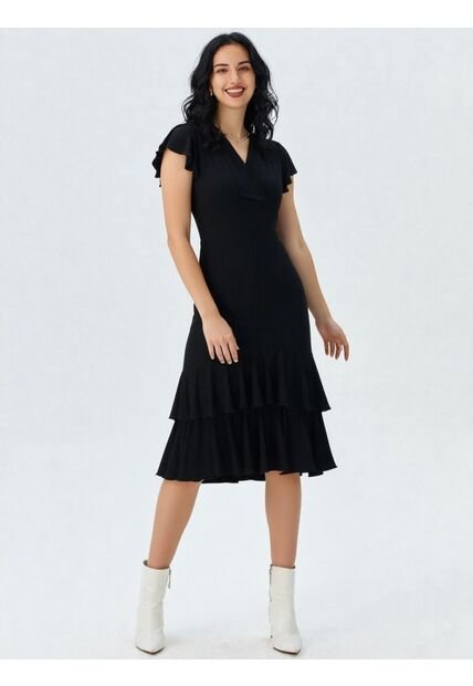 Vestido Para Mujer Negro Marca L&H