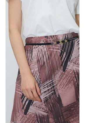 Falda Para Mujer Cafe Marca L&H