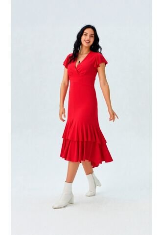 Vestido Para Mujer Rojo Marca L&H L&H