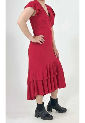 Vestido Para Mujer Rojo Marca L&H
