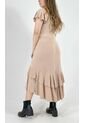 Vestido Para Mujer Beige Marca L&H de L&H