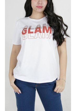 Camiseta Para Mujer Blanco Marca L&H