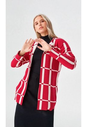 Chilango Para Mujer Manga Larga Rojo Marca L&H