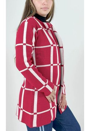 Chilango Para Mujer Manga Larga Rojo Marca L&H