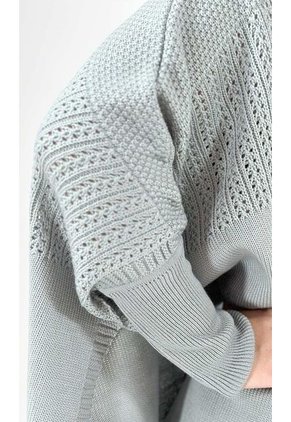 Capa Para Mujer Gris Claro Marca L&H