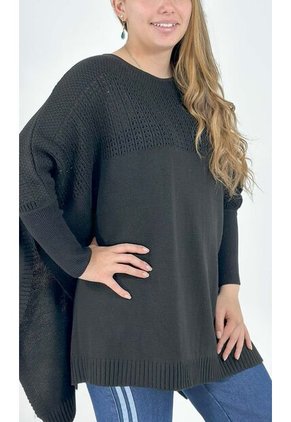 Capa Para Mujer Negro Marca L&H