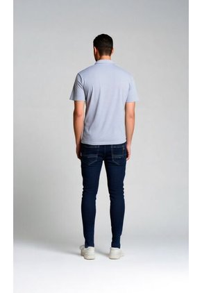 Polo Para Hombre Gris Claro Marca L&H Ref. 4K121002