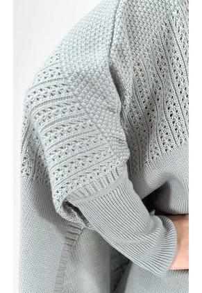 Capa Para Mujer Gris Claro Marca L&H