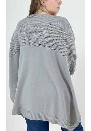 Capa Para Mujer Gris Claro Marca L&H