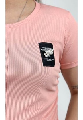 Camiseta Para Mujer Manga Corta Rosado Marca L&H