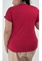 Camiseta Para Mujer. Manga Corta Rojo Marca L&H de L&H