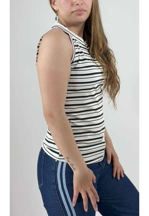 Camiseta Para Mujer Manga Sisa Negro Marca L&H