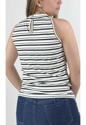 Camiseta Para Mujer Manga Sisa Negro Marca L&H