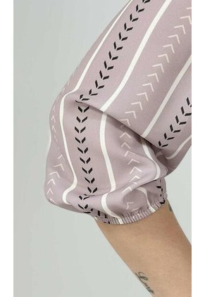 Blusa Para Mujer Manga 3/4 Lila Marca L&H