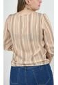 Blusa Para Mujer Manga 3/4 Beige Marca L&H de L&H