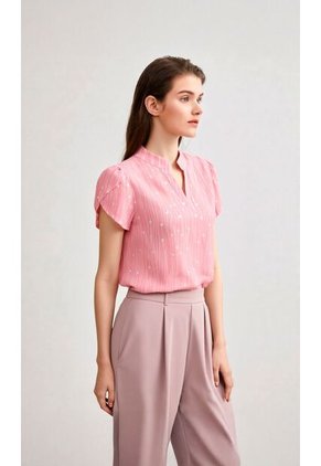 Blusa Para Mujer Manga Corta Rosado Marca L&H