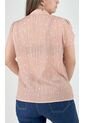 Blusa Para Mujer Manga Corta Beige Marca L&H de L&H