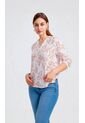 Blusa Para Mujer Manga 3/4 Taupe Marca L&H Ref. 5P412249 de L&H
