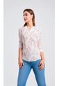 Blusa Para Mujer Manga 3/4 Taupe Marca L&H Ref. 5P412249 de L&H