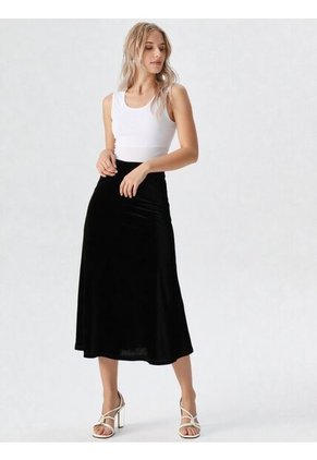 Falda Para Mujer Negro Marca L&H Ref. 5P414013