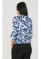 Blusa Para Mujer Manga Larga Azul Marca L&H Ref. 5P412243 de L&H