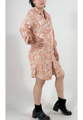 Bluson Para Mujer Manga 3/4 Naranja Marca L&H