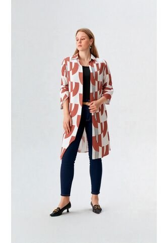 Chilango Para Mujer Manga 3/4 Cafe Marca L&H L&H