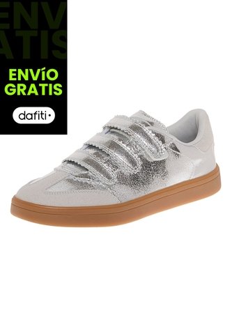 Zapatos Casuales Melrose Para Mujer Plateado La Gear 210432 LA GEAR