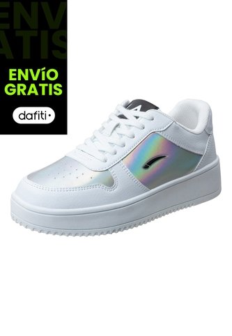 Zapatos Casuales Dash Court Para Mujer Blanco La Gear 197541 Payless LA GEAR