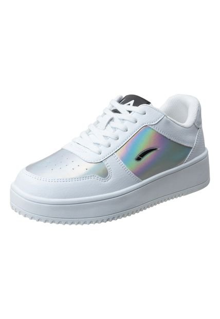 Zapatos Casuales Dash Court Para Mujer Blanco La Gear 197541 Payless