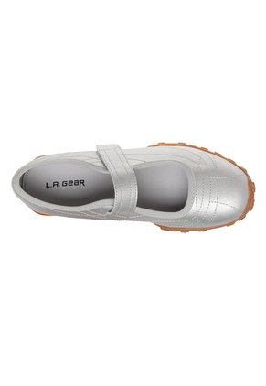 Zapatos Casuales Para Mujer Plateado La Gear 211117