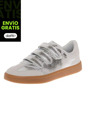 Zapatos Casuales Melrose Para Mujer Plateado La Gear 210432 LA GEAR