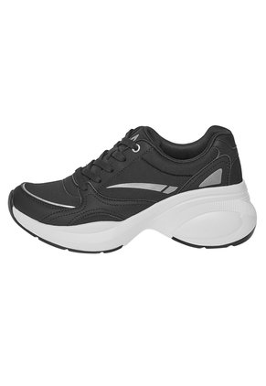 Zapatos Casuales Secret Tipo Snekers Para Mujer Negro La Gear 212012