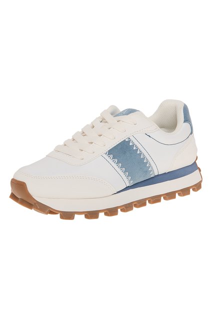 Zapatos Casuales Tipo Sneakers Para Mujer Blanco La Gear 210875